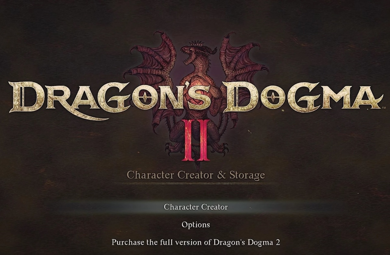 Dragon's Dogma 2 - Character Creator (Title Screen)