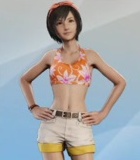 Final Fantasy 7 Rebirth (FF7 Rebirth) - Summer Orange (Yuffie Outfit)