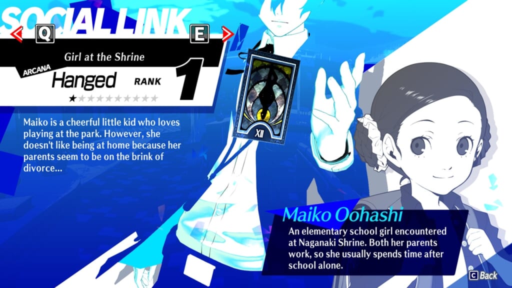 Persona 3 Reload (P3RE, Persona 3 Remake) - Maiko Oohashi (Girl at the Shrine) Moon Social Link Guide (Skills and Dialogue Choices)