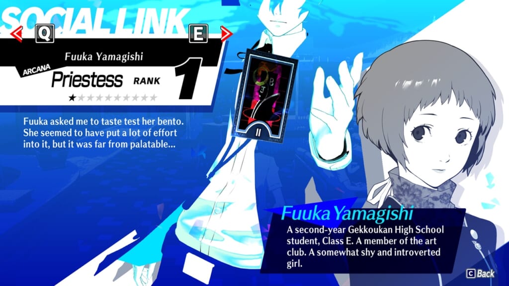 Persona 3 Reload (P3RE, Persona 3 Remake) - Fuuka Yamagishi Priestess Social Link Guide (Skills, Dialogue Choices, Romance Options)