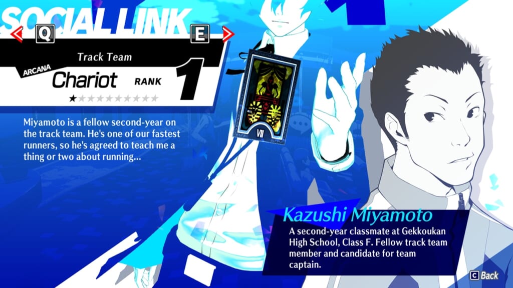 Persona 3 Reload (P3RE, Persona 3 Remake) - Kazushi Miyamoto (Sports) Chariot Social Link Guide (100% Max Rank and Dialogue Choices)