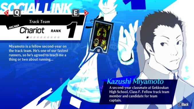 Persona 3 Reload - Kazushi Miyamoto, the Chariot Social Link Guide (100 ...