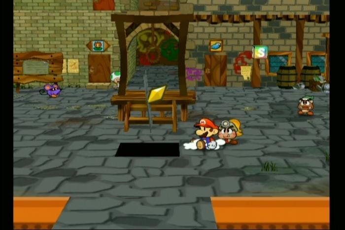 Paper Mario: The Thousand-Year Door - Rogueport (Town) Star Piece 4