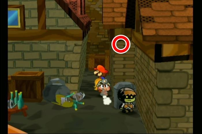 Paper Mario: The Thousand-Year Door - Rogueport (Town) Star Piece 6