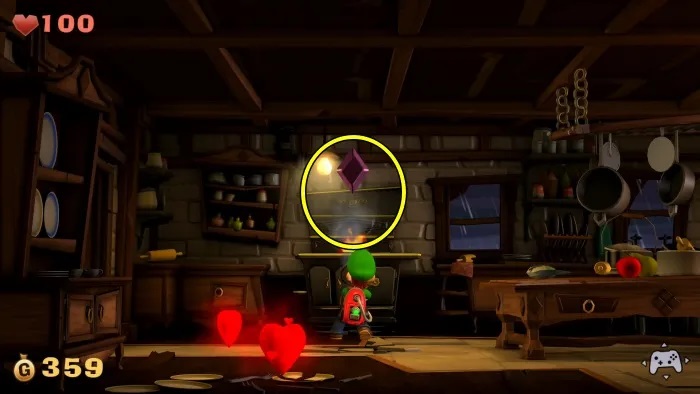 Luigi's Mansion 2 HD (Dark Moon Remaster) - Amethyst 7 Location