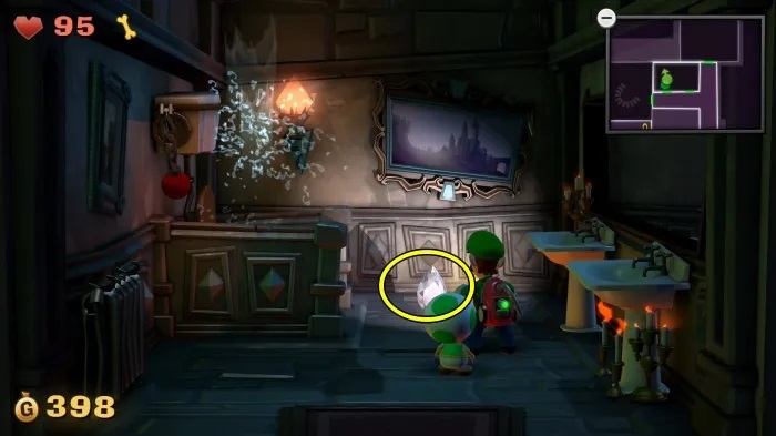 Luigi's Mansion 2 HD (Dark Moon Remaster) - Diamond 5 Location