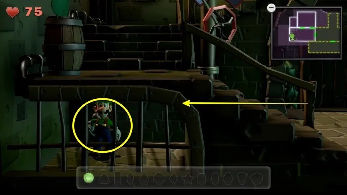 Luigi's Mansion 2 HD (Dark Moon Remaster) - Emerald 1 Location