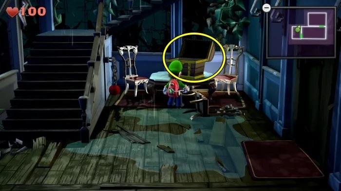 Luigi's Mansion 2 HD (Dark Moon Remaster) - Emerald 11 Location