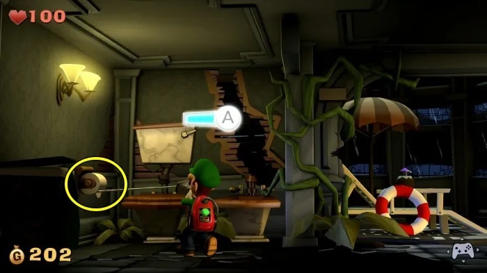 Luigi's Mansion 2 HD (Dark Moon Remaster) - Emerald 13 Location
