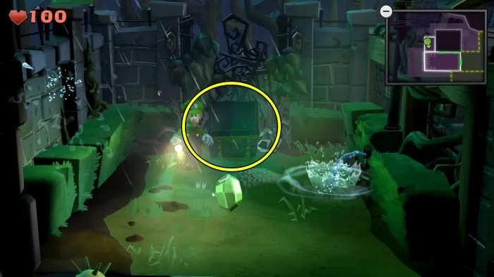 Luigi's Mansion 2 HD (Dark Moon Remaster) - Emerald 6 Location