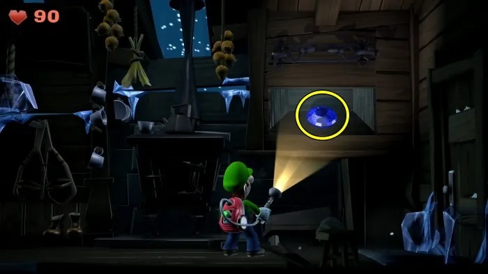 Luigi's Mansion 2 HD (Dark Moon Remaster) - Sapphire 1 Location