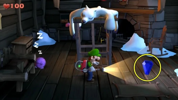 Luigi's Mansion 2 HD (Dark Moon Remaster) - Sapphire 12 Location