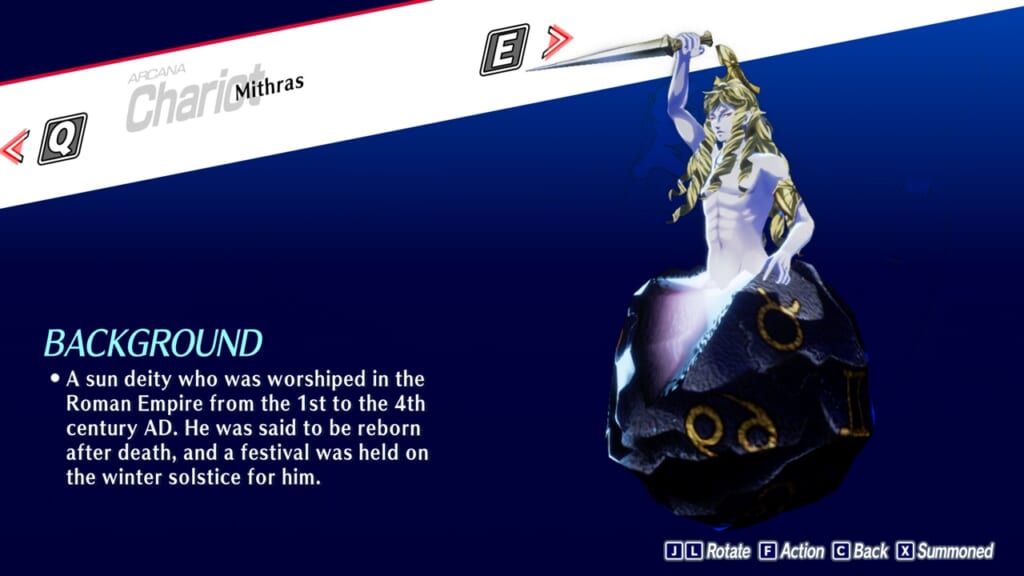 Persona 3 Reload: Episode Aigis (Persona 3 Remake, P3R) - Mithras (Chariot) Persona Guide