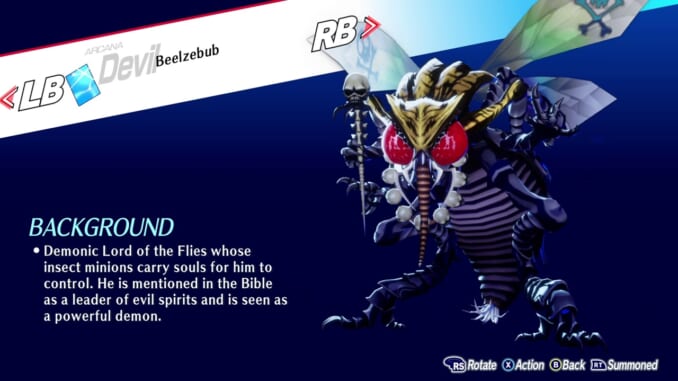 Persona 3 Reload: Episode Aigis - Beelzebub Persona Guide: Stats and ...