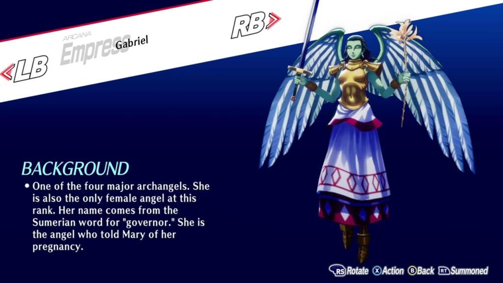 Persona 3 Reload: Episode Aigis (Persona 3 Remake, P3R) - Gabriel (Empress) Persona Guide