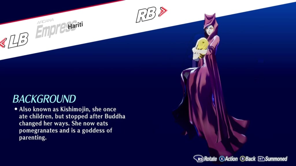 Persona 3 Reload: Episode Aigis (Persona 3 Remake, P3R) - Hariti (Empress) Persona Guide