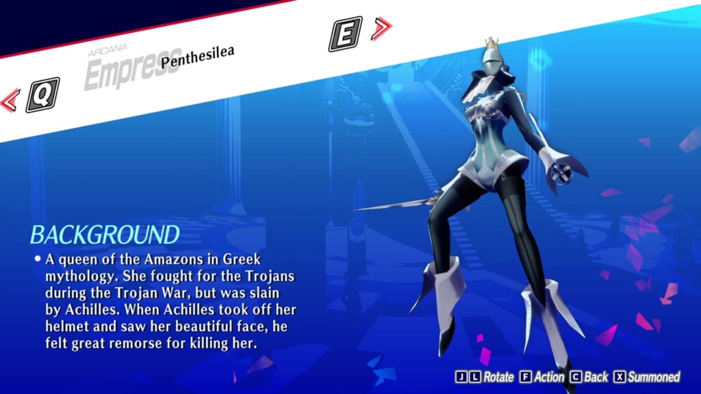 Persona 3 Reload: Episode Aigis (Persona 3 Remake, P3R) - Penthesilea (Empress) Persona Guide