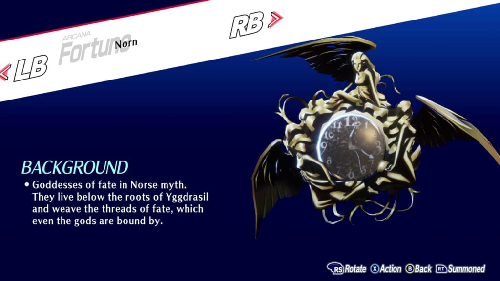 Persona 3 Reload: Episode Aigis (Persona 3 Remake, P3R) - Norn (Fortune) Persona Guide