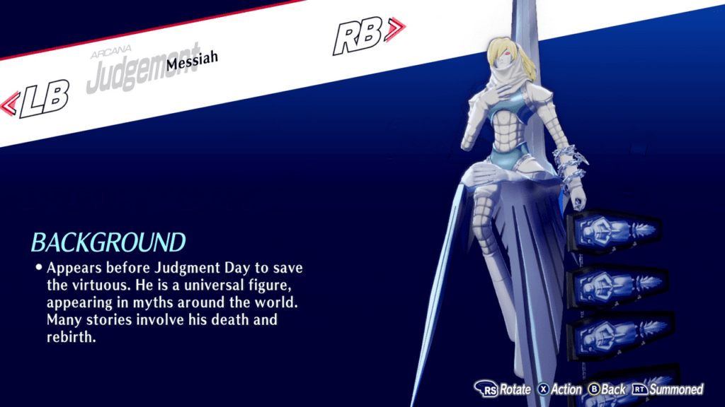 Persona 3 Reload: Episode Aigis (Persona 3 Remake, P3R) - Messiah (Judgment) Persona Guide