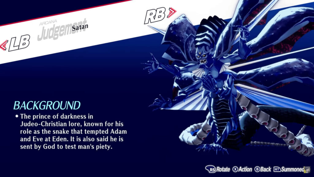 Persona 3 Reload Episode Aigis Satan Persona Guide Stats and Skills SAMURAI GAMERS