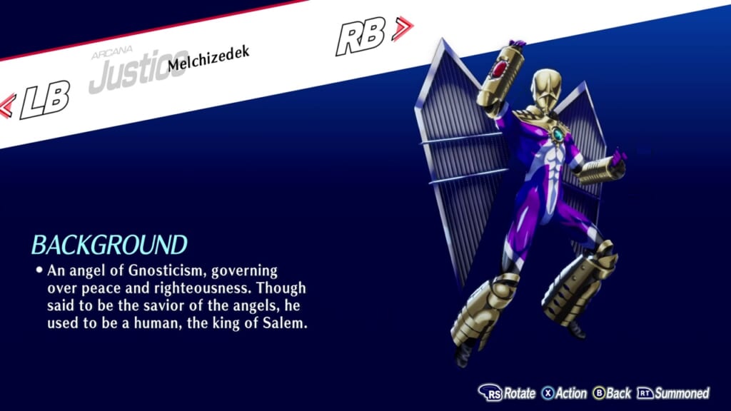 Persona 3 Reload: Episode Aigis (Persona 3 Remake, P3R) - Melchizedek (Justice) Persona Guide