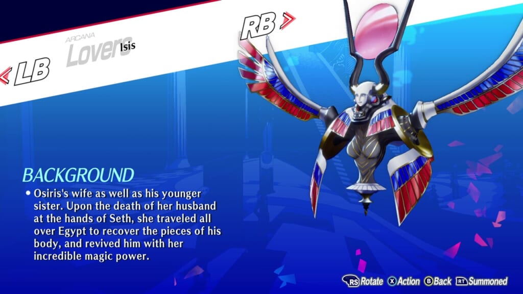 Persona 3 Reload: Episode Aigis (Persona 3 Remake, P3R) - Isis (Lovers) Persona Guide