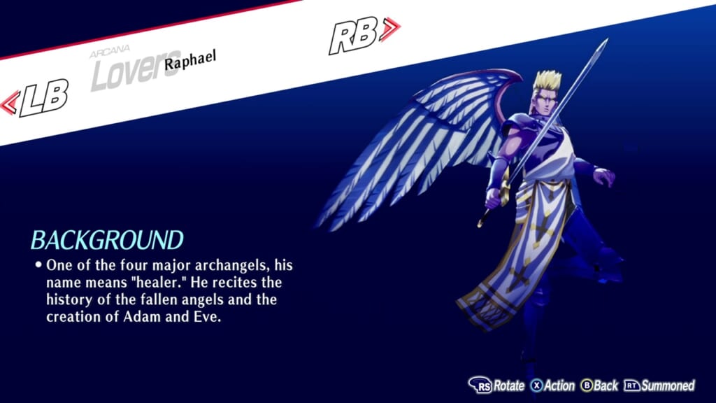 Persona 3 Reload: Episode Aigis (Persona 3 Remake, P3R) - Raphael (Lovers) Persona Guide