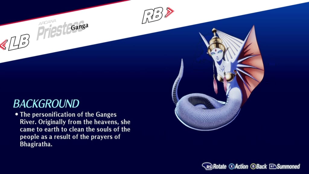 Persona 3 Reload: Episode Aigis (Persona 3 Remake, P3R) - Ganga (Priestess) Persona Guide