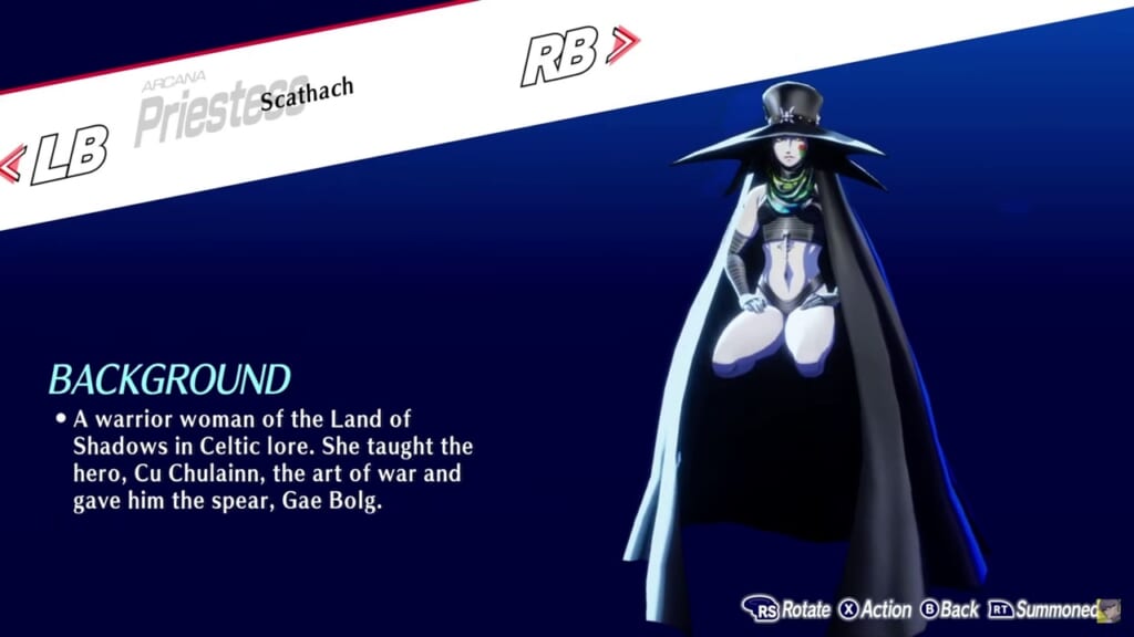 Persona 3 Reload: Episode Aigis (Persona 3 Remake, P3R) - Scathach (Priestess) Persona Guide