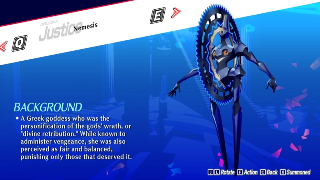 Persona 3 Reload: Episode Aigis (Persona 3 Remake, P3R) - Nemesis (Justice) Persona Guide